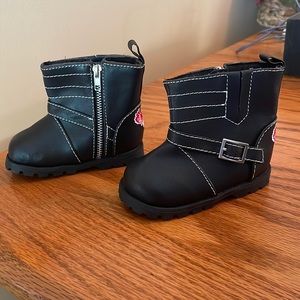 Small Child’s Small Leather Like Boots